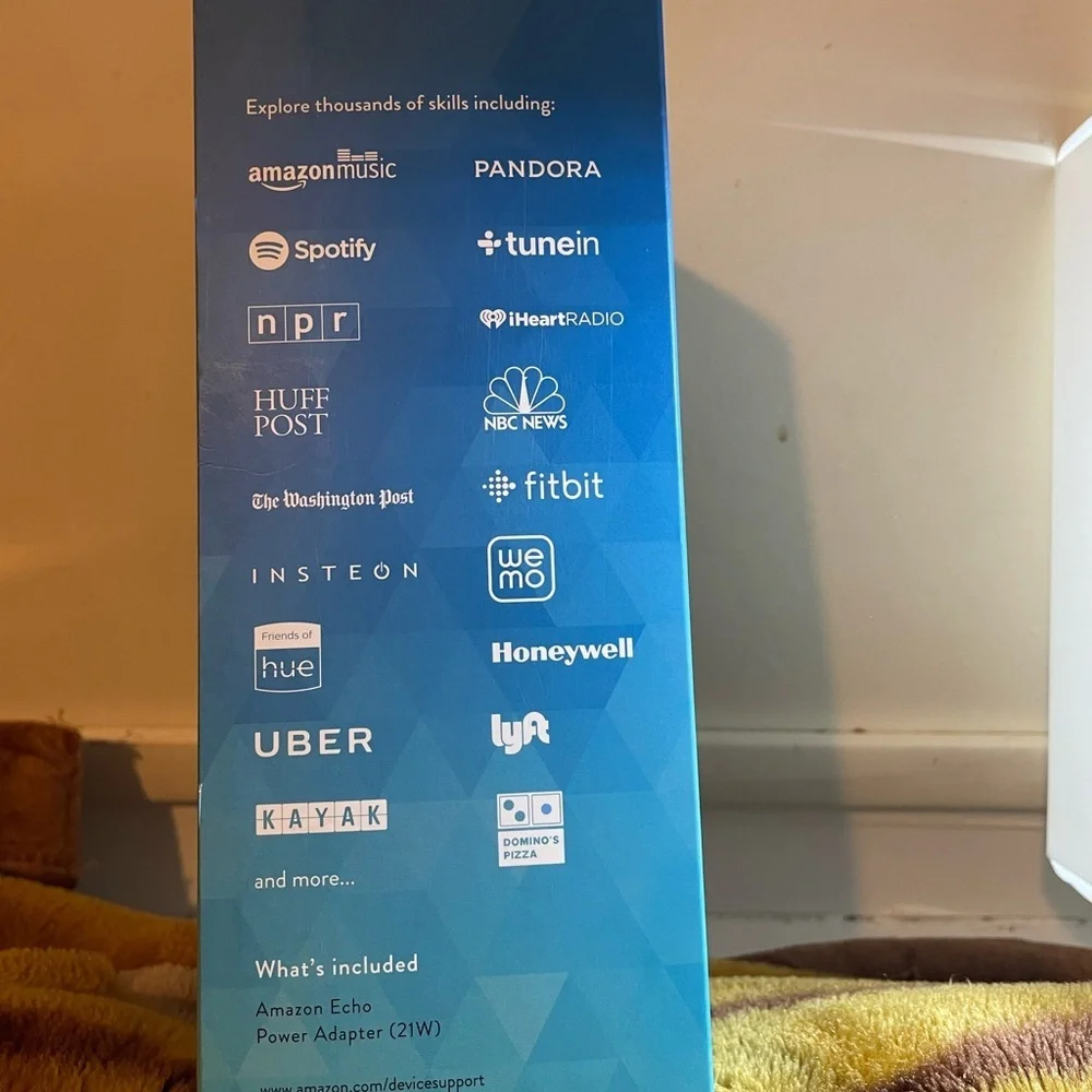 COPY - Amazon Echo Smart Assistant Black new Sealed